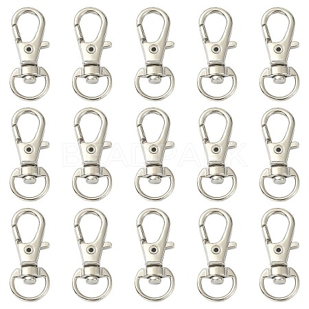 10Pcs Alloy Swivel Lobster Claw Clasps PALLOY-CJ0002-68-1