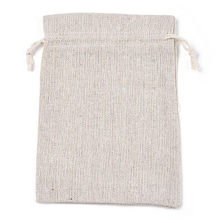 Cotton Cloth Packing Pouches Drawstring Bags ABAG-R011-13X18-01-1