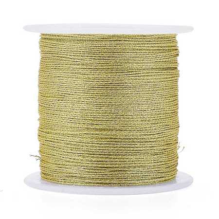 Polyester Braided Metallic Thread OCOR-I007-B-07-1