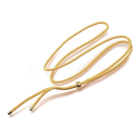 2.5MM Adjustable Braided Nylon Cords Necklace Making FB-CBAA152-02G-29-1