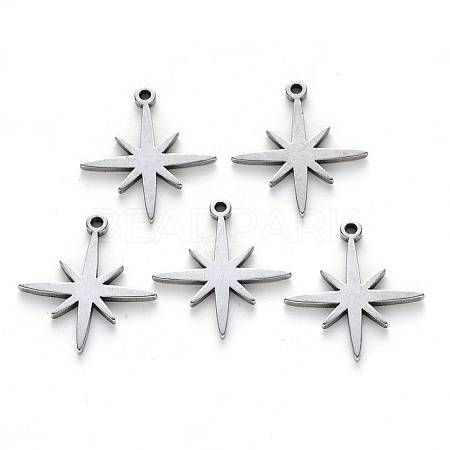 Tarnish Resistant 304 Stainless Steel Pendants X-STAS-N092-37-1