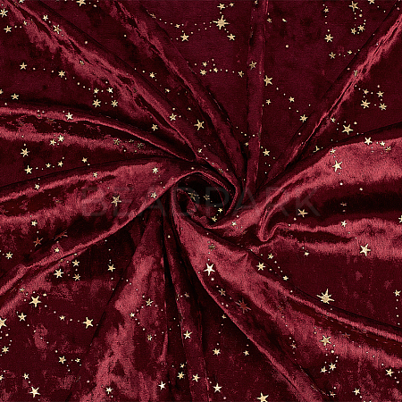 1M Velvet Spandex Fabric DIY-BC0017-52C-1