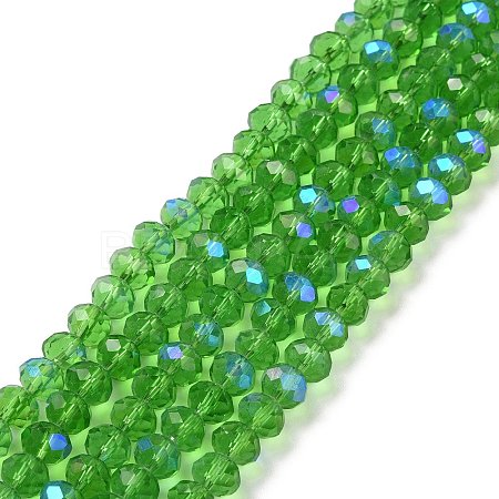 Electroplate Glass Beads Strands EGLA-A034-T8mm-L08-1
