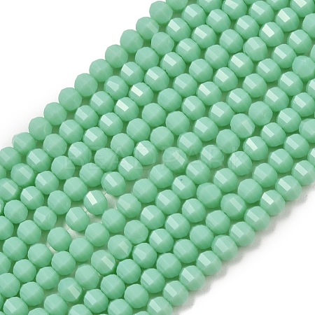 Opaque Glass Beads Strands GLAA-G125-01C-02-1