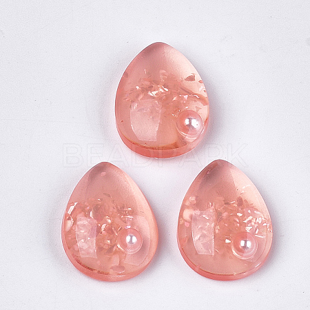 Translucent Resin Cabochons CRES-T014-18B-1