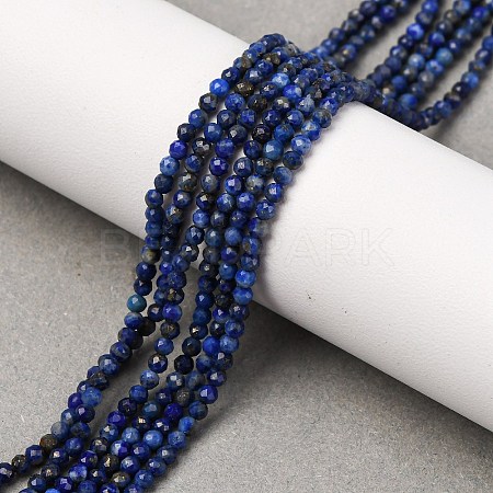 Natural Lapis Lazuli Beads Strands G-E351-09-1
