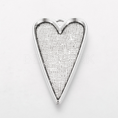 Tibetan Style Alloy Big Pendant Cabochon Settings LS-LF11251Y-1