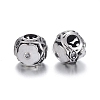 Hollow 925 Sterling Silver European Beads OPDL-L017-064TAS-2