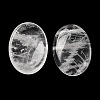 Natural Quartz Crystal Oval Worry Stone G-R487-01B-3