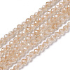 Cubic Zirconia Beads Strands G-F596-48F-2mm-1