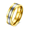 Valentine's Day Gifts Titanium Steel Couple Rings For Men RJEW-BB16403-9-1