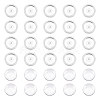 Unicraftale 50Pcs 201 Stainless Steel Plain Edge Bezel Cups STAS-UN0050-58-1