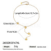 304 Stainless Steel Y Tassel Lariat Necklaces for Women WG3907F-02-2