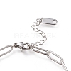 304 Stainless Steel Charm Bracelets STAS-D152-01P-2