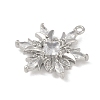 Christmas Theme Brass Micro Pave Cubic Zirconia Pendants KK-Z065-01-02P-2