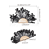 Polycotton(Polyester Cotton) Tassel Pendant Decorations FIND-T041-20-3