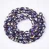 Electroplate Glass Beads Strands EGLA-T013-05G-2