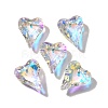 AB Color Plated Glass Pendants GLAA-I057-27B-1