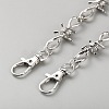 Alloy Barbed Wire Link Chain Belts for Pants AJEW-WH20006-228-2