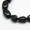 Natural Obsidian Nuggets Beads Strands G-L154-16-2