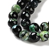 Natural Fire Crackle Agate Beads Strands G-M437-A01-01F-4