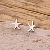 304 Stainless Steel Stud Earrings WG9FC02-08-1