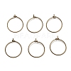 Brass Wine Glass Charm Rings LS-EC067-2AB-NF-1