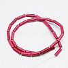 Synthetic Turquoise Beads Strands TURQ-G120-4x13mm-16-2