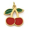 Ion Plating(IP) 304 Stainless Steel Enamel Charms STAS-Z104-02G-01-1