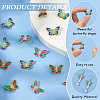 36Pcs 3 Colors Alloy Enamel Beads FIND-CA0009-29-4