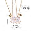 Alloy with Enamel Pendant Necklaces PW-WG800FB-01-1