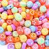 Opaque Acrylic Beads MACR-YW0001-18F-3