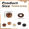 Wood European Beads WOOD-LP0001-12-2