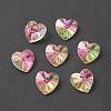 Faceted Glass Charms RGLA-L026-B12-1