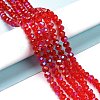 Electroplate Glass Beads Strands EGLA-A034-T3mm-L09-4