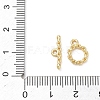 Brass Toggle Clasp KK-D289-53B-G-4