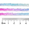 Transparent Painted Glass Beads Strands DGLA-A034-T2mm-A14-3