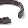 Leather Braided Cord Bracelets BJEW-E345-15C-B-3