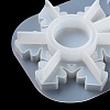 Christmas Snowflake DIY Candle Holder Silicone Molds DIY-F144-03-5