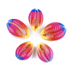 Printed Cowrie Shell Beads SSHEL-T007-14D-1