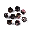 Natural Rhodonite European Beads G-T092-10mm-26-1