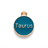 Alloy Enamel Pendants ENAM-S124-01A-05C-3
