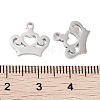 Non-Tarnish 316 Surgical Stainless Steel Charms STAS-C096-06P-3