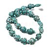 Synthetic Turquoise Dyed Beads Strands G-P507-05N-4