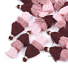 Polycotton(Polyester Cotton) Tassel Pendant Decorations X-FIND-T018-21-1