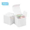 Foldable Creative Kraft Paper Box CON-WH0062-04B-WH-5