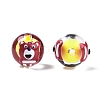 Transparent Acrylic Enamel Beads TACR-G040-01M-1