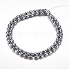 Electroplate Magnetic Synthetic Hematite Bead Strands G-A164-12C-04-2