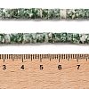 Natural Green Spot Jasper Beads Strands G-M420-A18-01-5