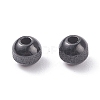 Textured 304 Stainless Steel Beads STAS-P306-01D-EB-2